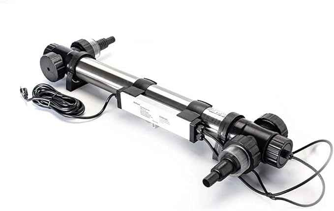 Jecod Jebao STU-75 Stainless Steel UVC Clarifier 75-watt for Fish Pond Water Fountain
