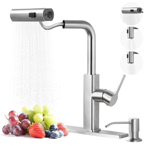 Kitchen Faucet with Pull Down Sprayer