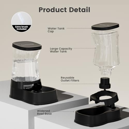 Automatic Gravity Water Dispenser for Dogs