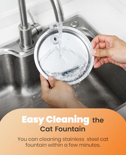 Stainless Steel Cat Water Fountain