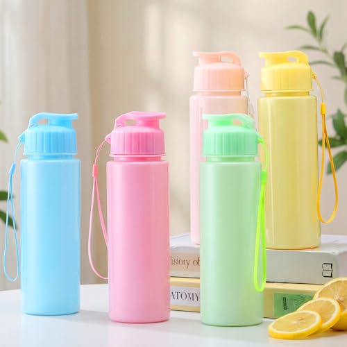 20 Pcs 17 Oz Plastic Water Bottles Bulk Sports (20 Count)