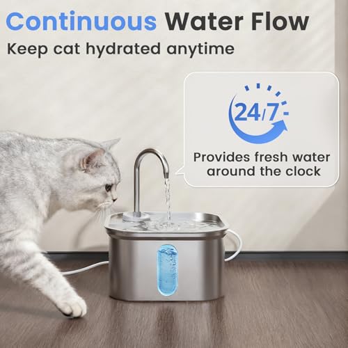 Cat Water Fountain Stainless Steel