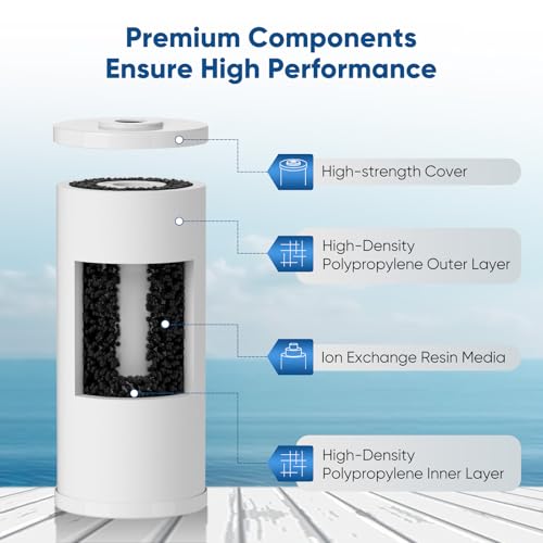 10" x 4.5" Whole House Iron Reducing Sediment Filter Compound for Well (2 Count)