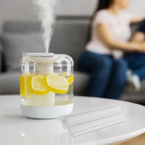 20pcs Humidifier Cotton Sticks Filter Replacement Absorbent Cotton Swab Filter for Aroma Diffuser Mini Humidifier Cottons Core Refills