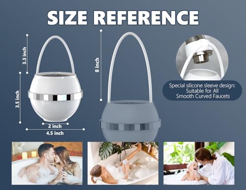 Bath Water Filter for Tub Faucet with Overflow