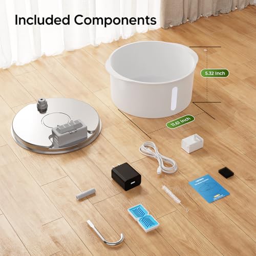 Dog Water Fountain for Large Dogs (236 Ounce)