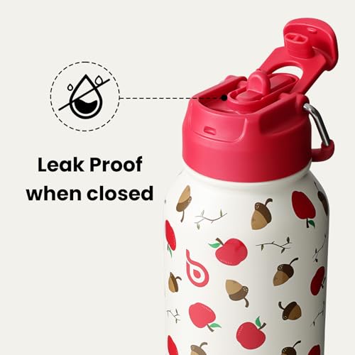 32oz Insulated Water Bottle with Pill Box (32 Count)