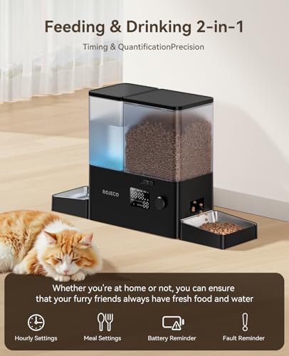 Automatic Cat Feeder & Water Dispenser