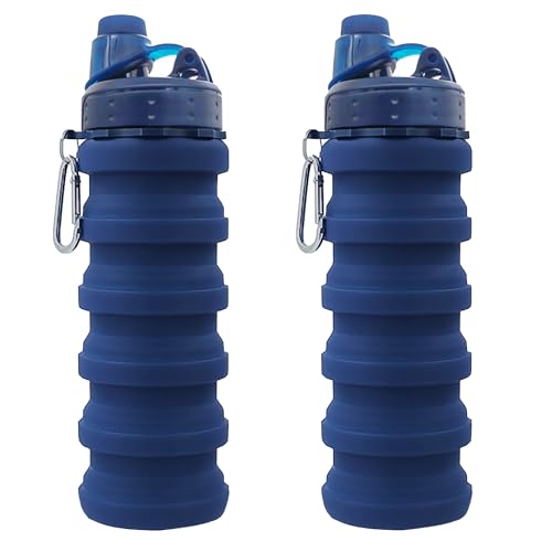 Collapsible Water Bottles Two Pack (2 Count)
