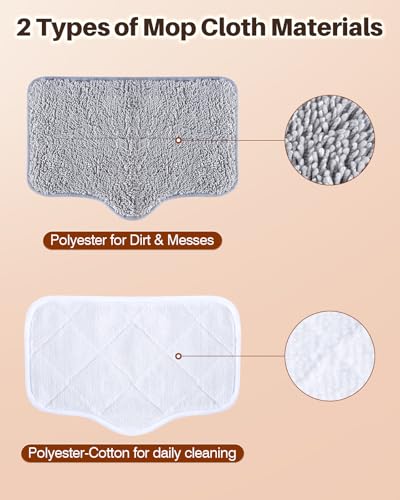 6 Pack Steam Mop Pads (6 Count)
