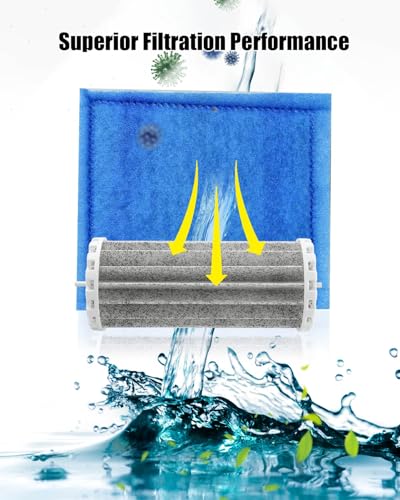 2PCS Aquarium Fish Tank Filters &4PCS Rite