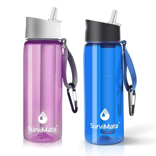 Purified Water Bottle for Camping (2 Count)