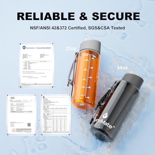 Purified Water Bottle for Camping (2 Count)