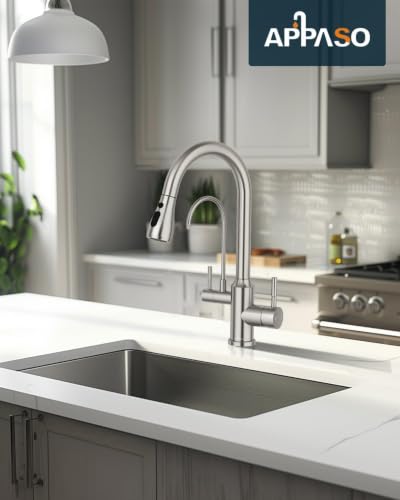 3 Way Kitchen Faucet with Water Filter cUPC Lead
