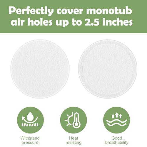 48 Pcs 2.5" Monotub Adhesive Filter Disks