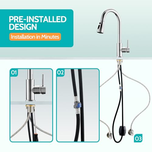 Chrome Kitchen Faucet