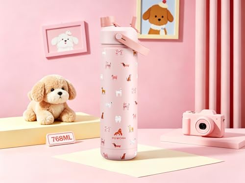 26 oz Insulated Water Bottle with 2