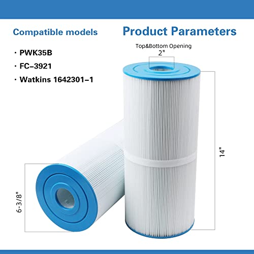 PWK35B Replaces Hot Springs Limelight Series Spa Filters