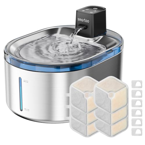 Wireless Cat Water Fountain Stainless Steel