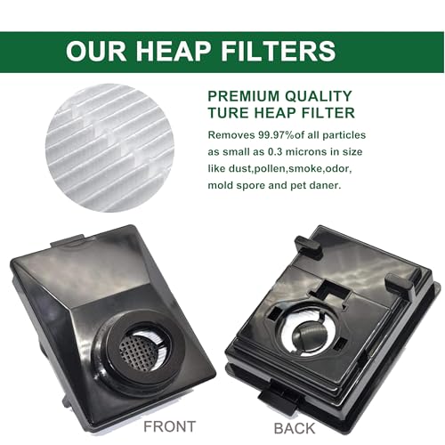 HEPA Filters Compitable with Rainbow E2 HEPA Style Fits E2 (2 Count)