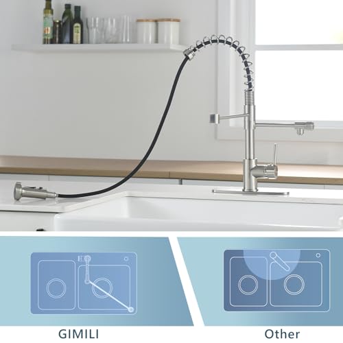 Filter Kitchen Faucet Drinking Water Faucet 3 in 1 Brushed Nickel