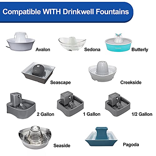 18 PCS Replacement Filters Set Compatible with Petsafe Drinkwell (18 Count)