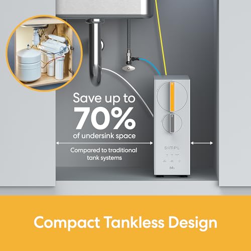 SIMPL Reverse Osmosis Tankless Water Filter System for Clean Drinking Water