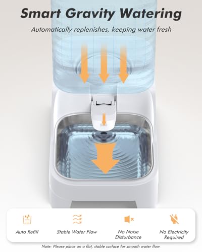 Automatic Dog Water Bowl Dispenser with Patented Faucet