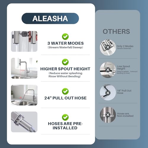 Kitchen Faucet with Pull Down Sprayer