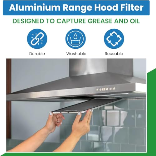 Replacement Broan S99010316 Compatible Replacement Range Hood Filter (2 Count)