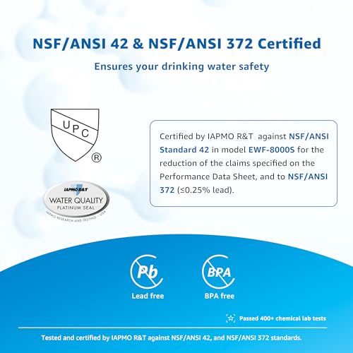 3US-PF01 3US-MAX-F01 Under Sink Water Filter, 2 Pack