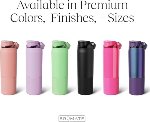 Rise 25oz Water Bottle With 100% Leakproof Covered Silicone Straw