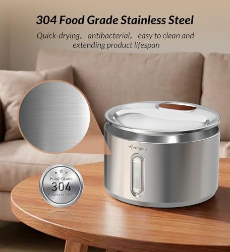 Cat Water Fountain Stainless Steel (4 Fl Oz)