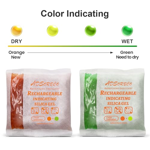 Adsorbco Rechargeable 200 Gram 10 Packs Desiccant