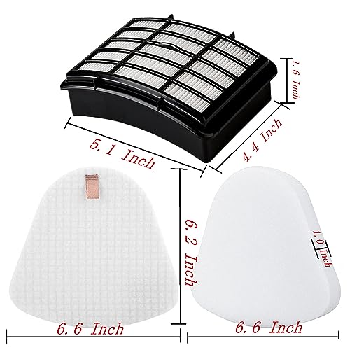 2Pack Hepa & Felt Filters Replacement for Shark Navigator Lift