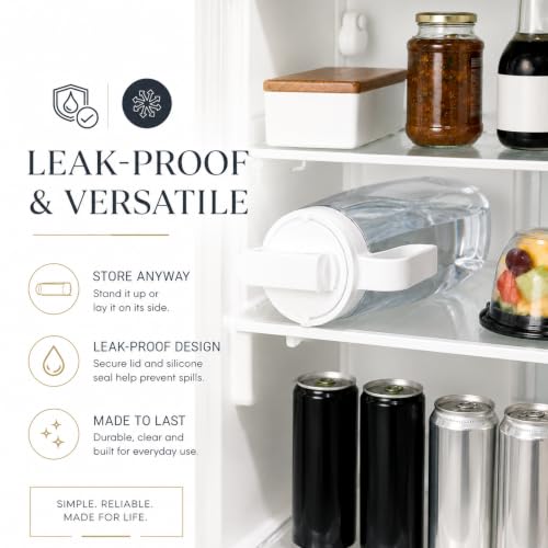 Large Water Pitcher for Fridge & Refrigerator