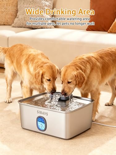 4Gal 15L Large Dog Water Fountain (4.6 Pound)