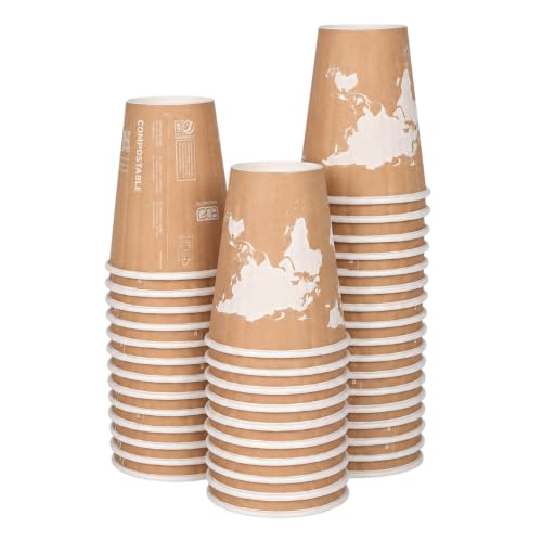 World Art Disposable Insulated Coffee Cups (40 Count)