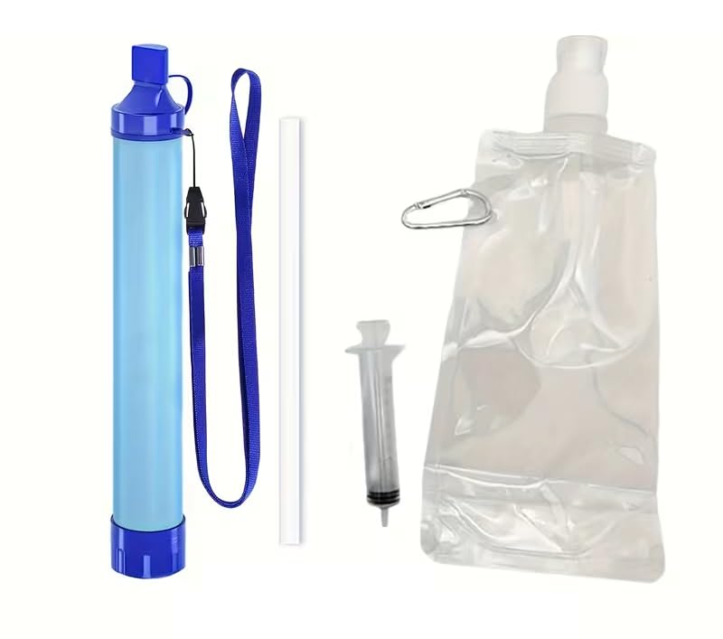 Portable Water Filter Straw Kit (2 Count)