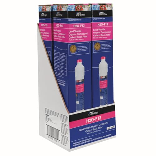 H2O F13 Pure H2O LVOC Carbon Block Replacement Filter 13"