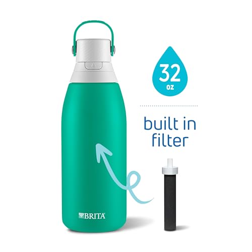 Insulated Filtered Water Bottle with Straw