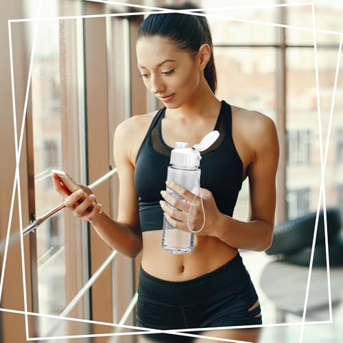 20 Pcs 17 Oz Plastic Water Bottles Bulk Sports