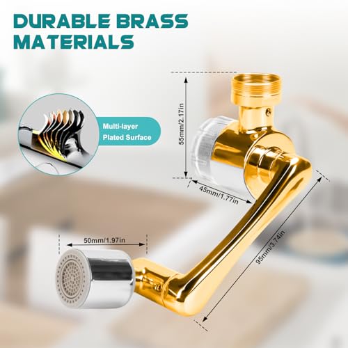 1080° Rotating Faucet Extender & Water Filter