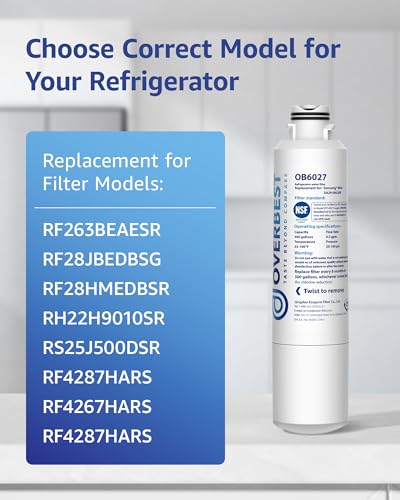 OB6027 Refrigerator Water Filter (3 Count)