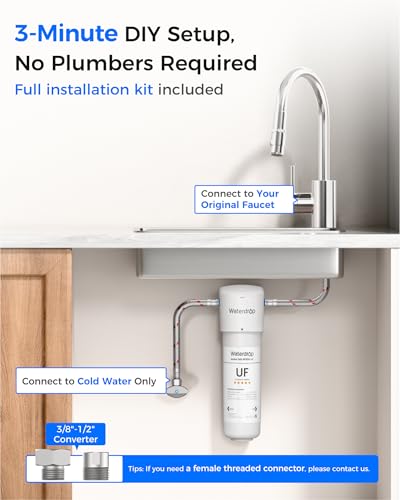 10UAW UF 0.01 μm Ultra Filtration Under Sink Water Filter System