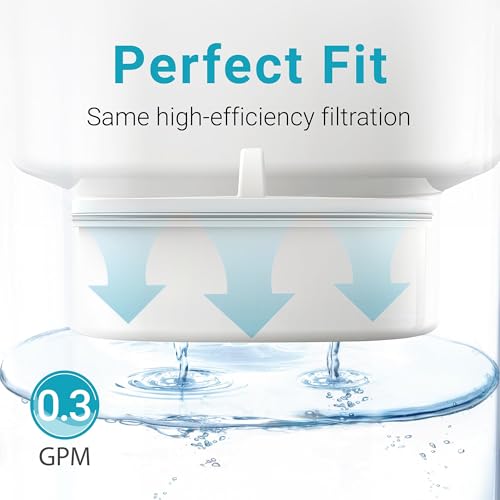 PF 01A Water Filter Replacement for Waterdrop® Pitchers (4 Count)