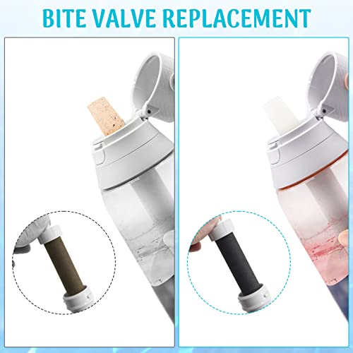 Silicone Mouthpiece & Filter Replacement for Brita Water Bottle (4 Count)
