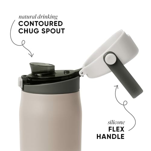 Insulated Sport Water Bottle with Chug Lid