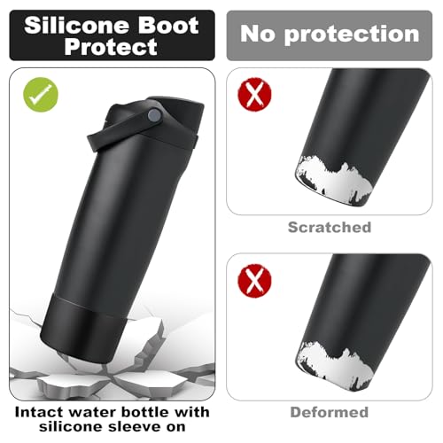 2PCS Silicone Boot for Owala FreeSip Sway 30oz 40oz Bottle (2 Count)