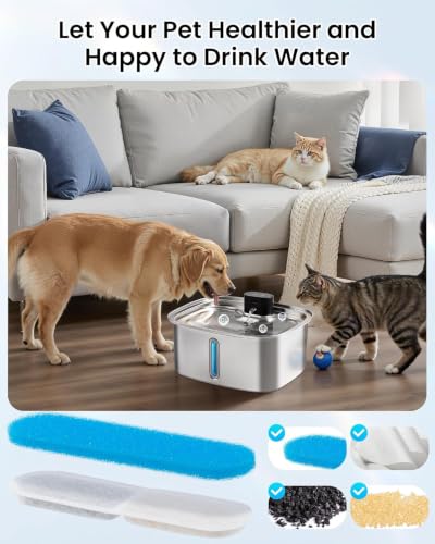 10L Pet Water Fountain Filters